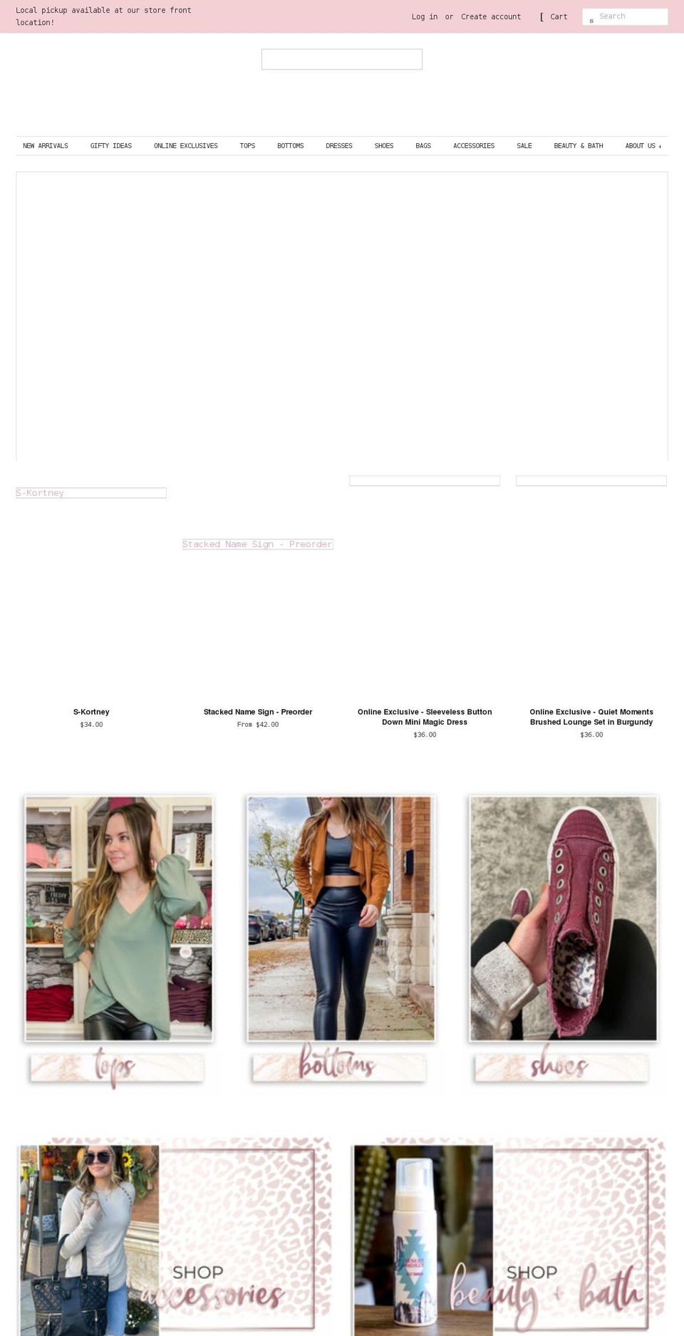 spottedcheetahboutique.com shopify website screenshot