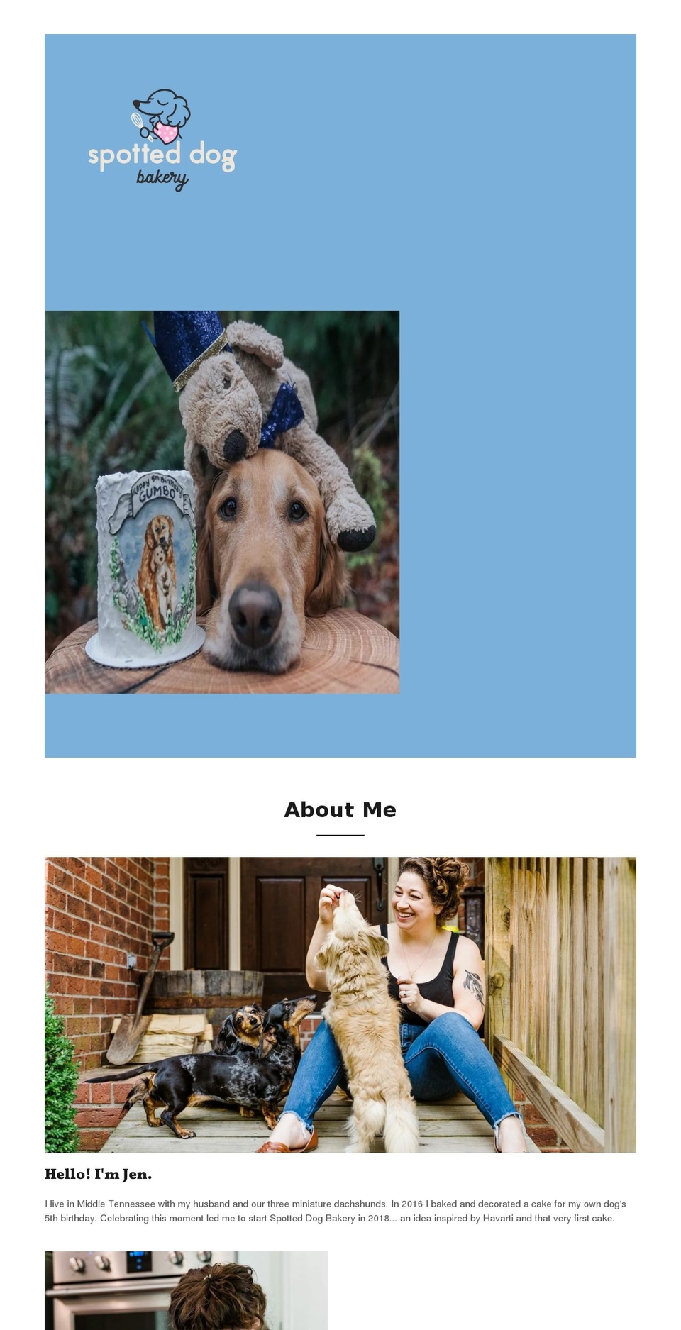spotteddogbakery.com — Shopify storefront screenshot