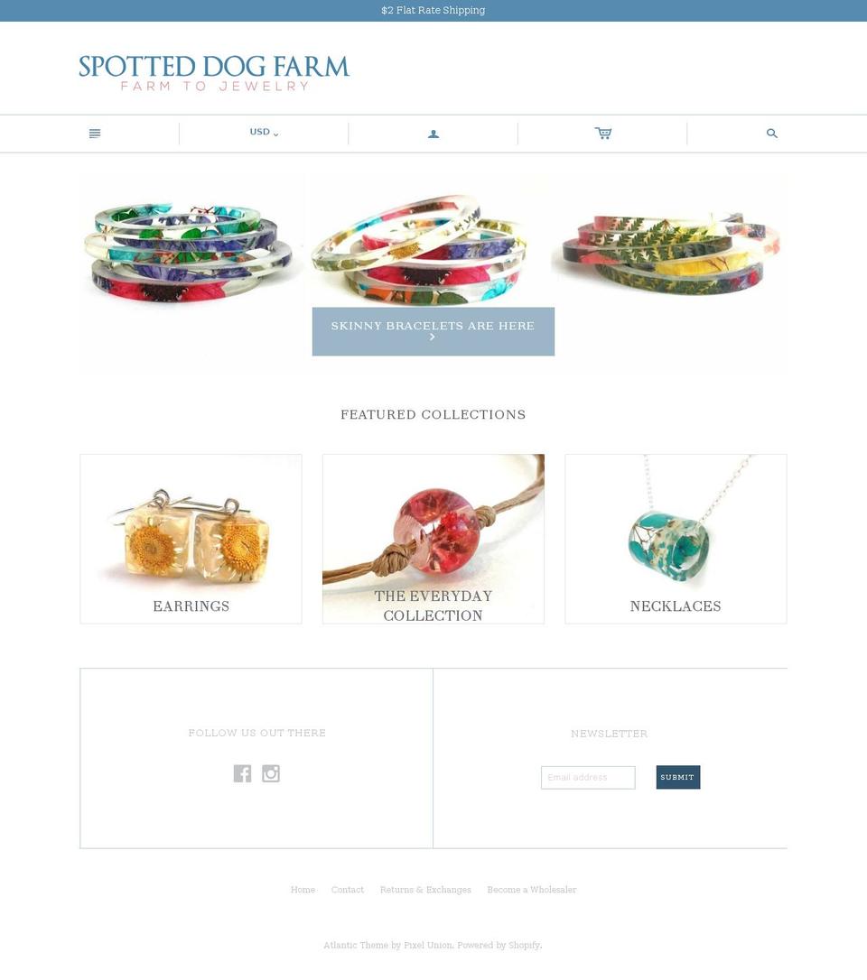 spotteddogfarm.net shopify website screenshot