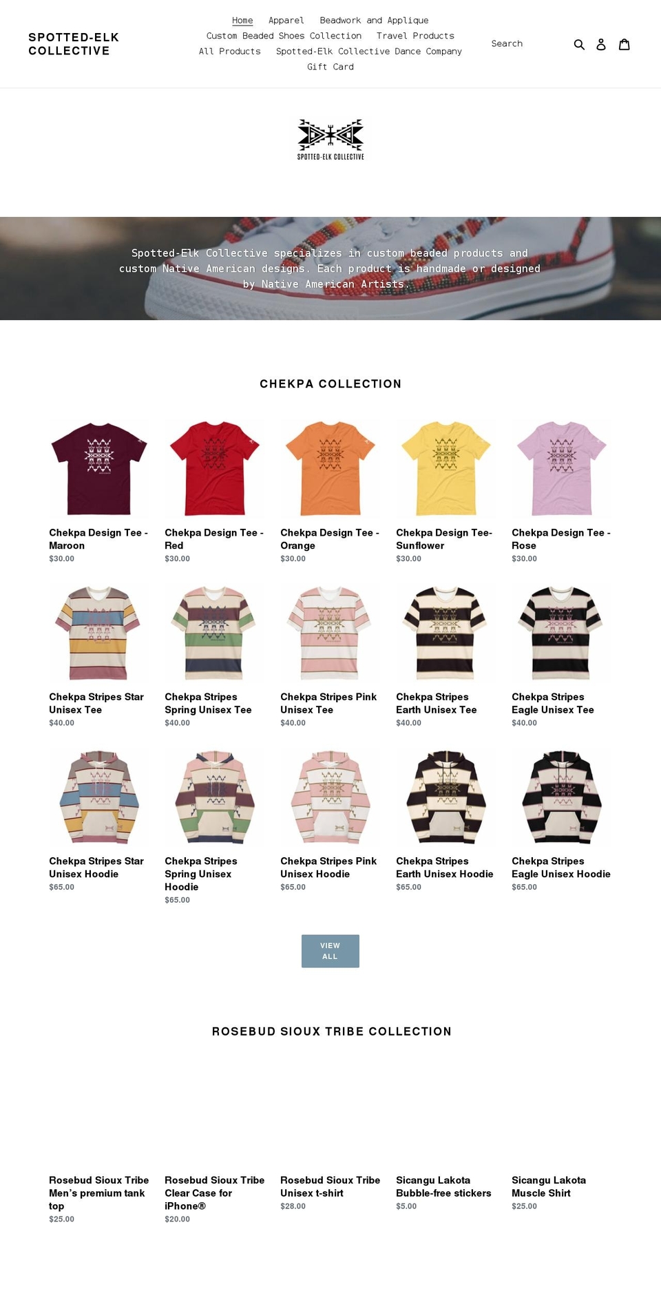 spottedelkcollective.com shopify website screenshot