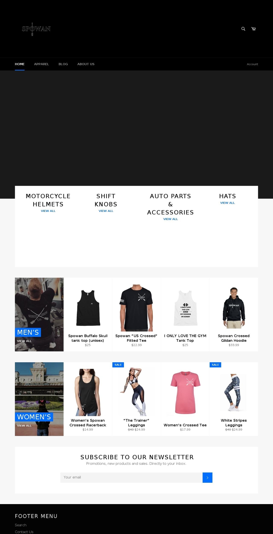 spowanarrow.com — Shopify storefront screenshot