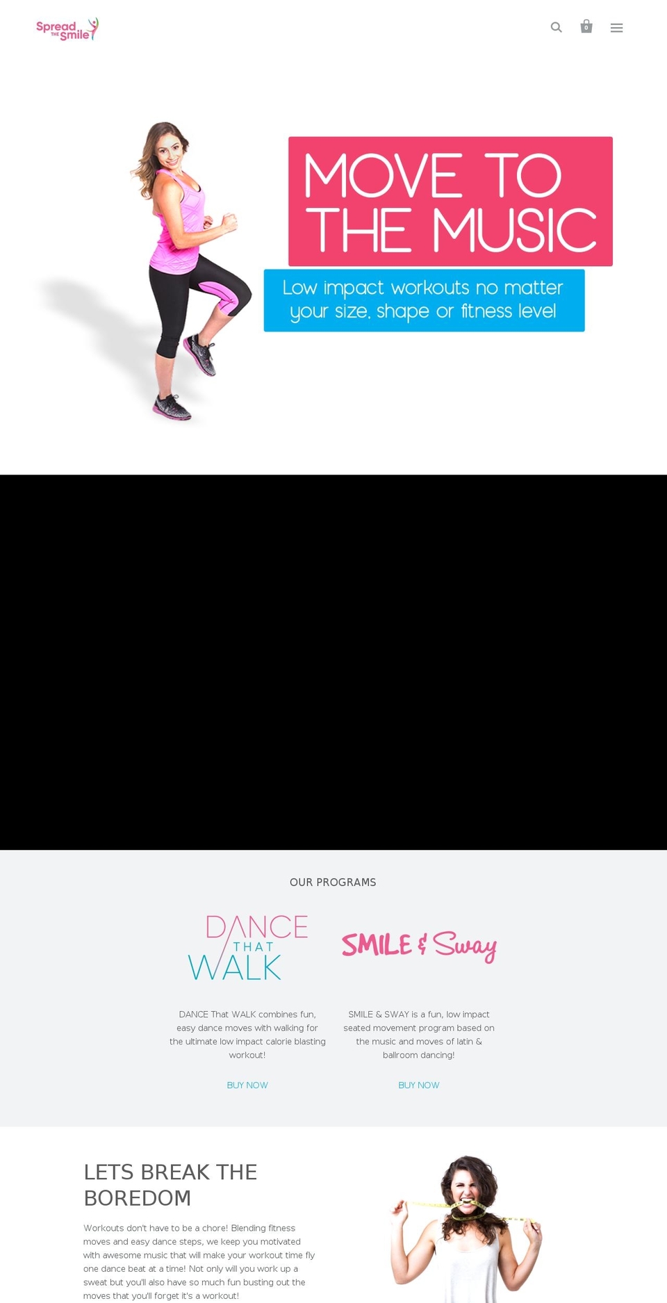 spreadthesmile.com.au shopify website screenshot