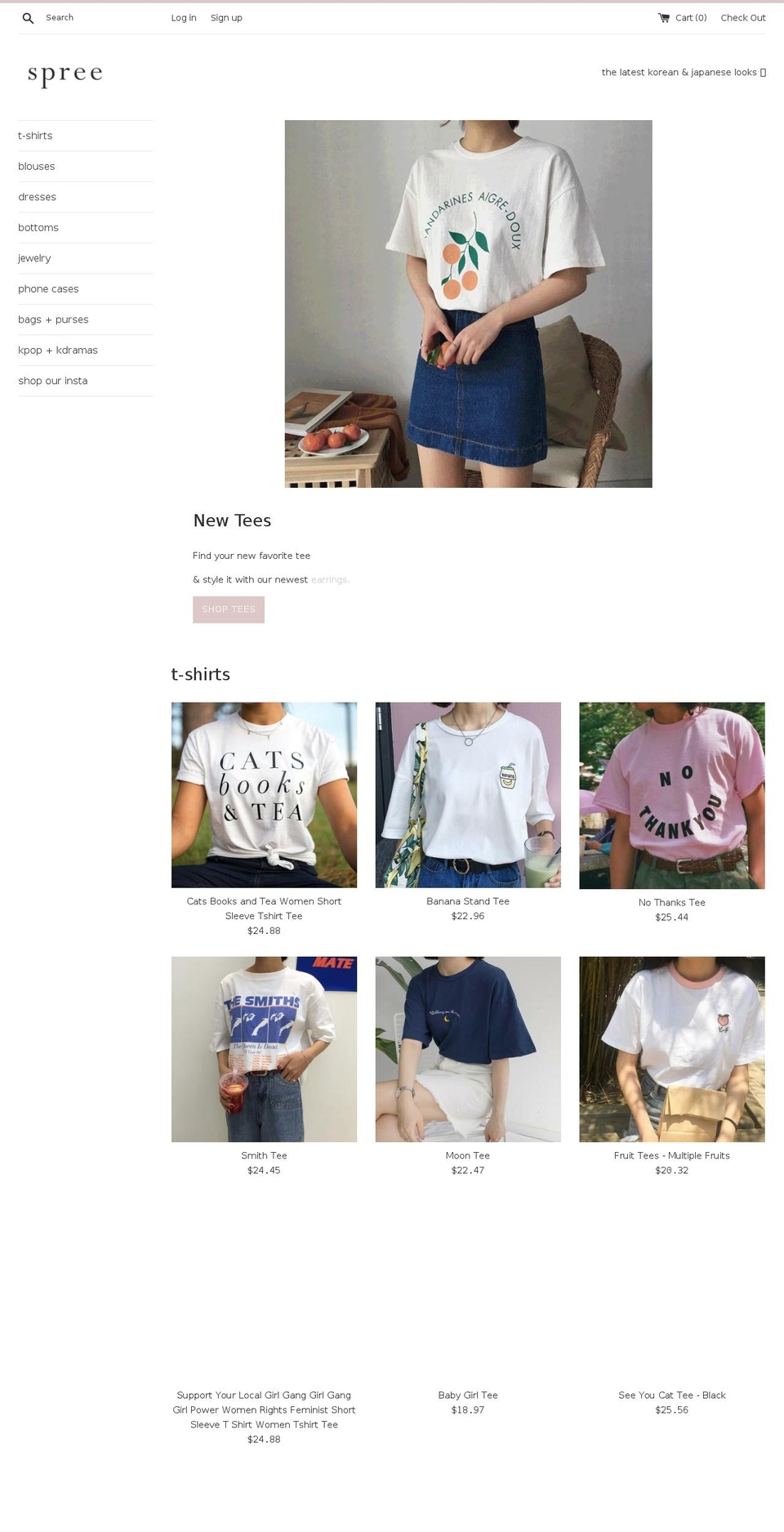 spreestudio.com — Shopify storefront screenshot
