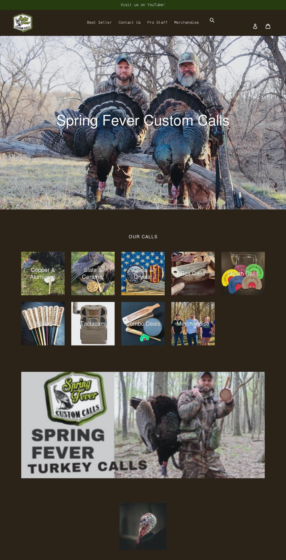 springfevercustomcalls.com shopify website screenshot