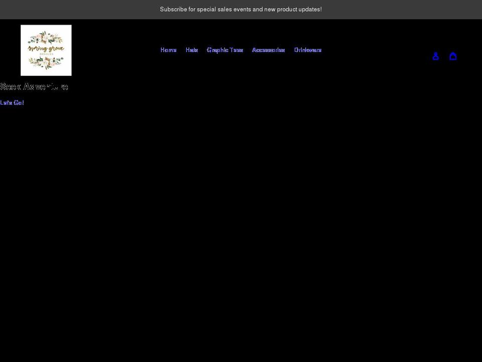springgrovedesigns.com shopify website screenshot