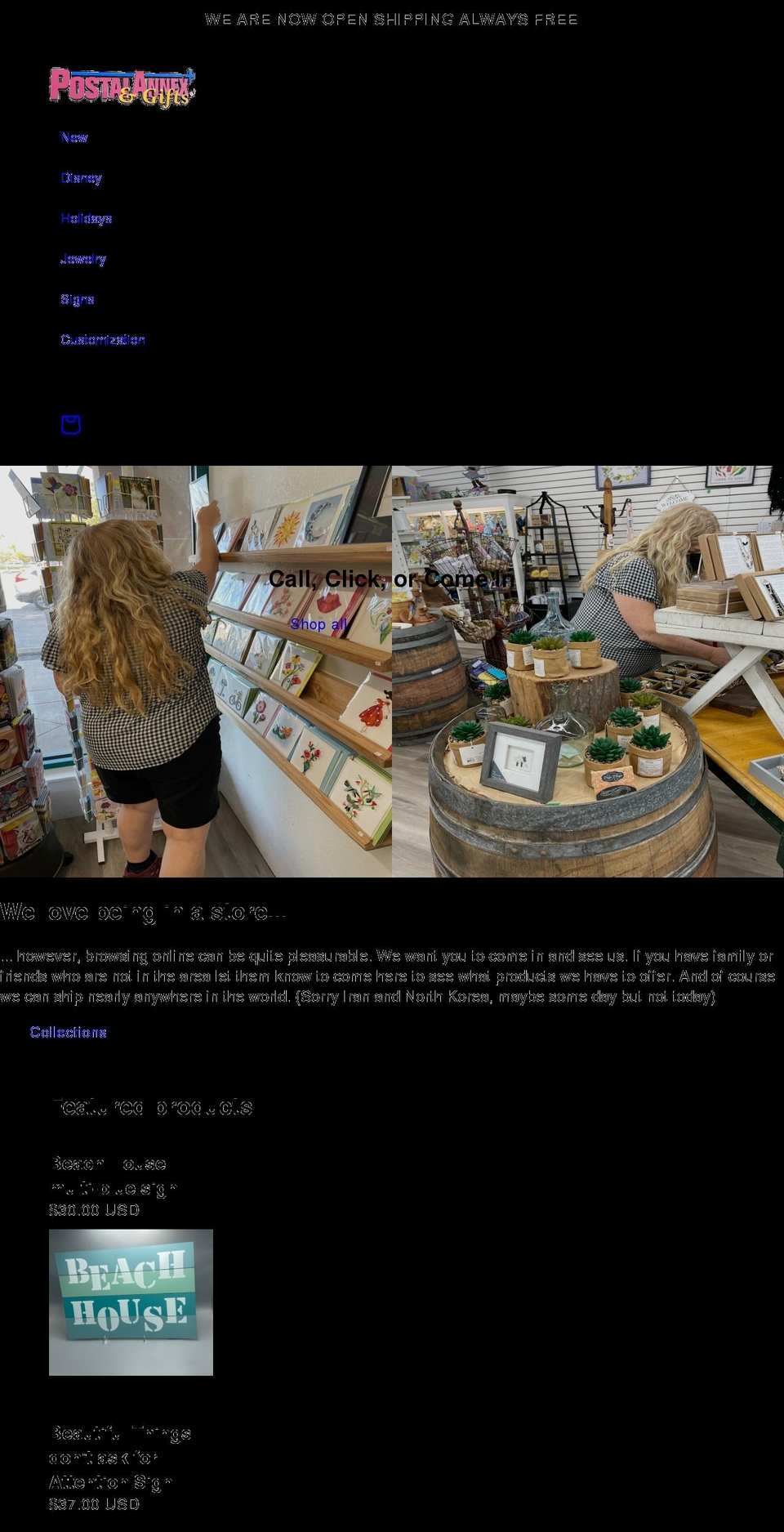 springstreetgifts.com shopify website screenshot