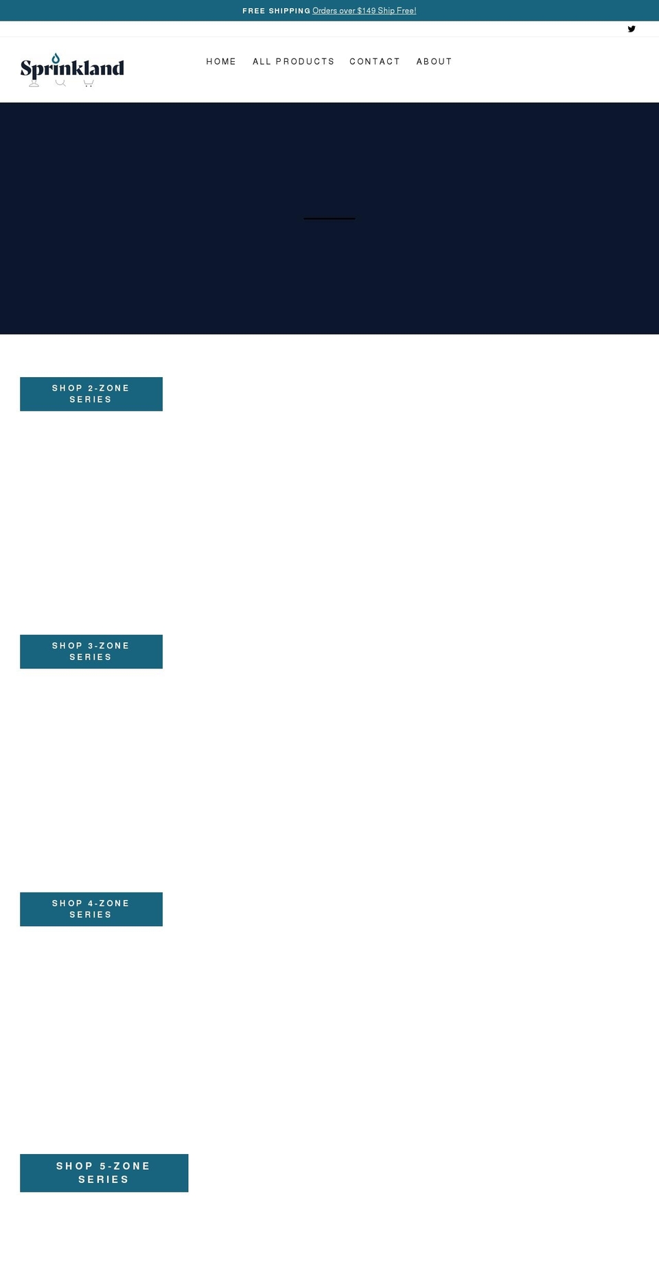 sprinkland.com shopify website screenshot