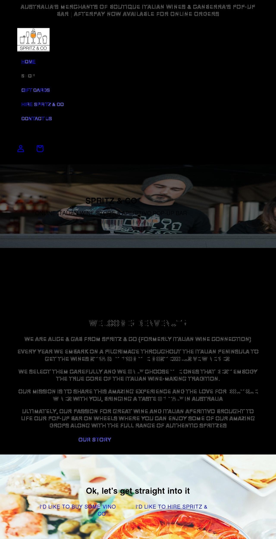 spritznco.com.au shopify website screenshot