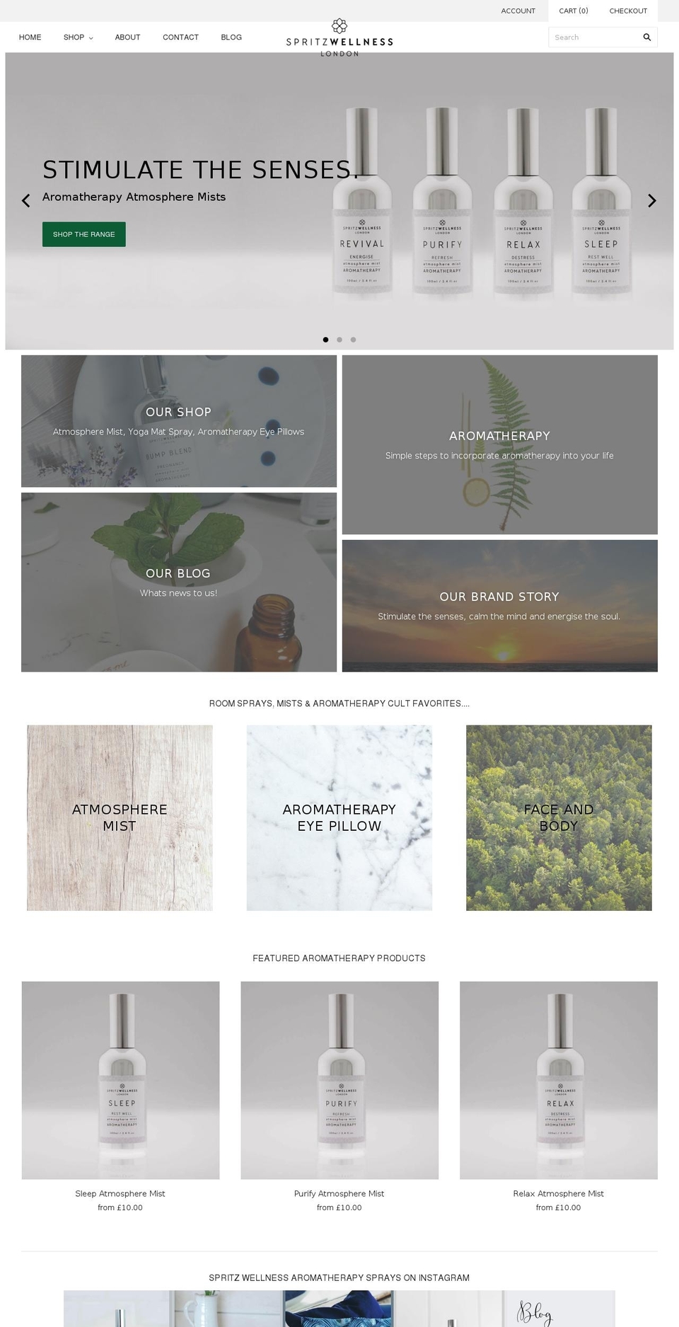 Copy of Grid PxU Shopify theme site example spritzwellness.com