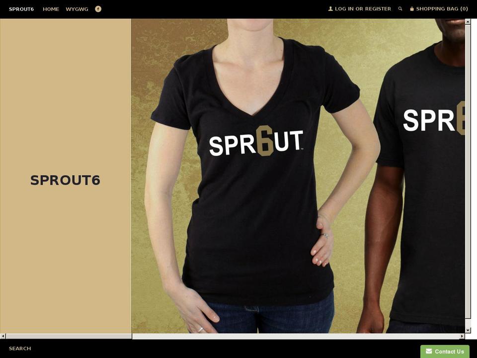 sprout6.com — Shopify storefront screenshot