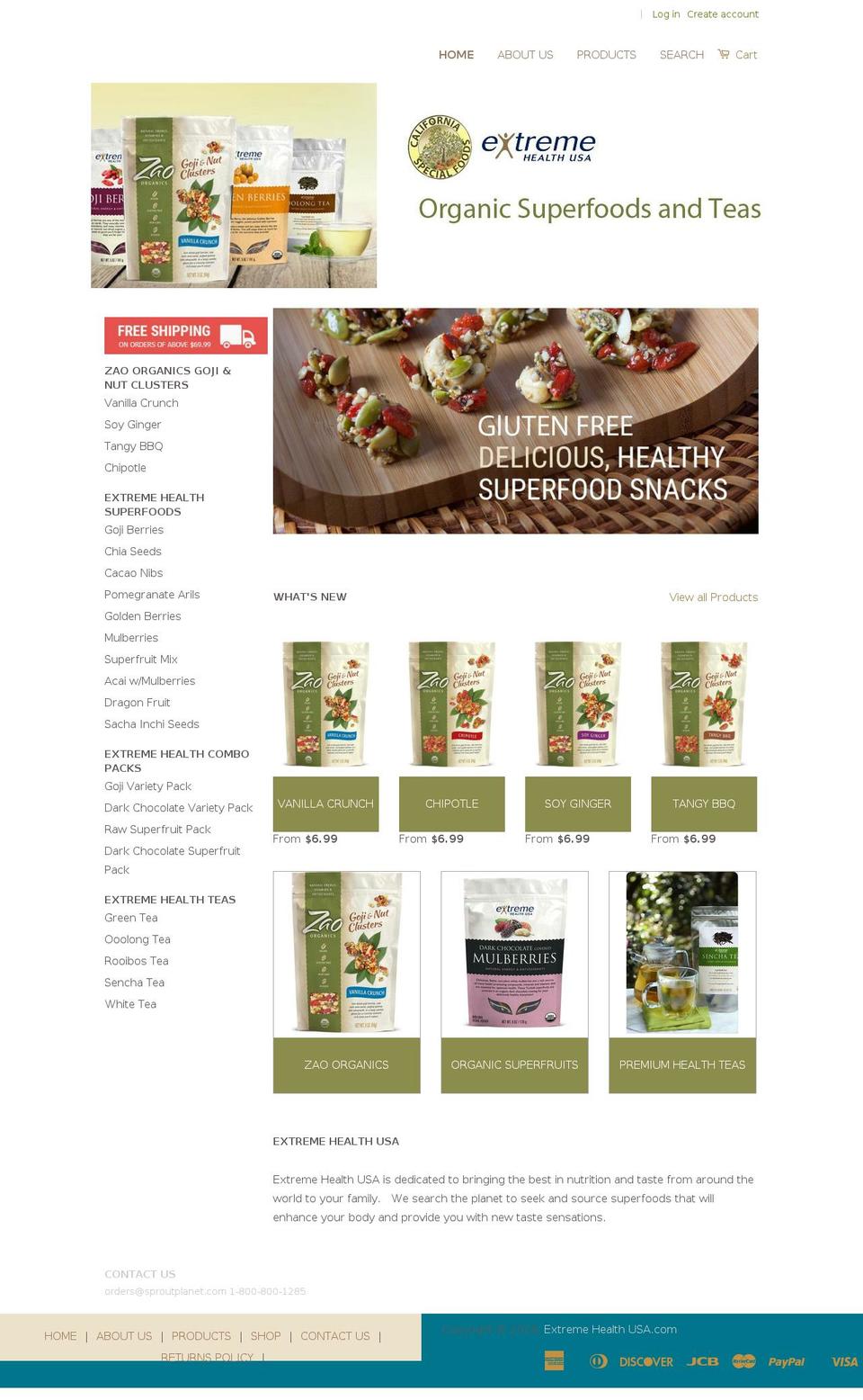 sproutplanet.com — Shopify storefront screenshot