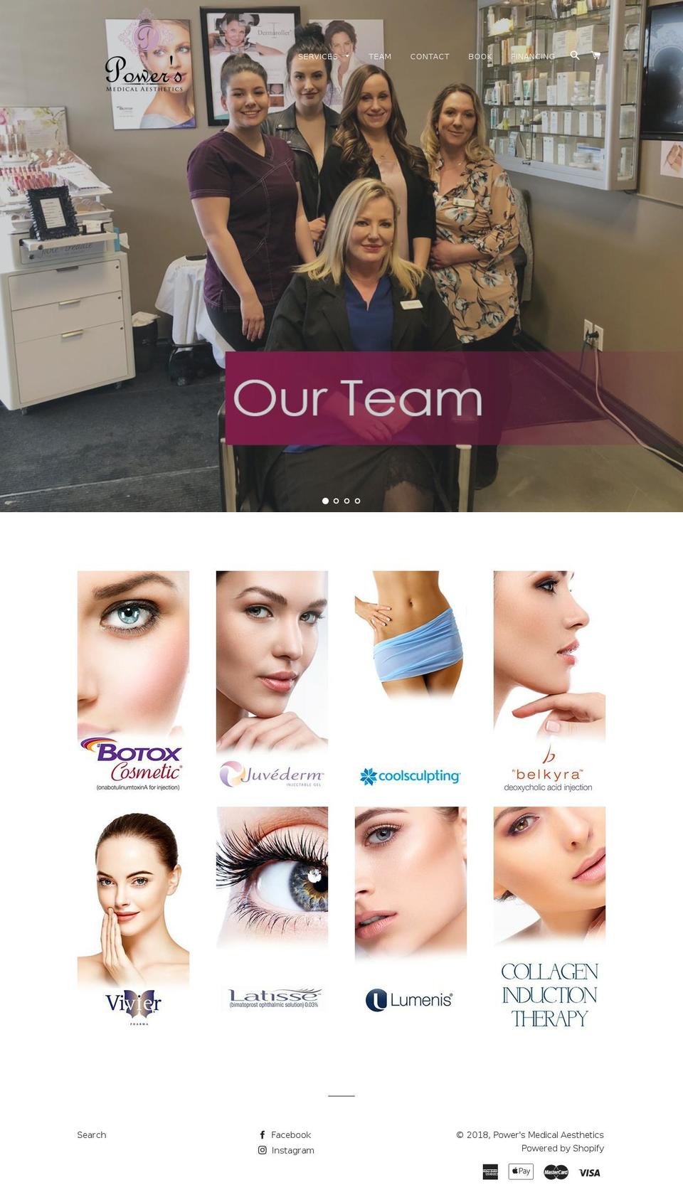 sprucegrovebotox.com shopify website screenshot