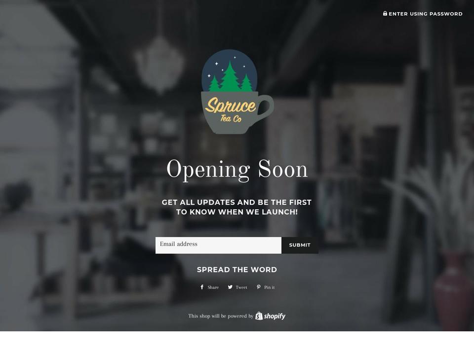 sprucetea.com — Shopify storefront screenshot