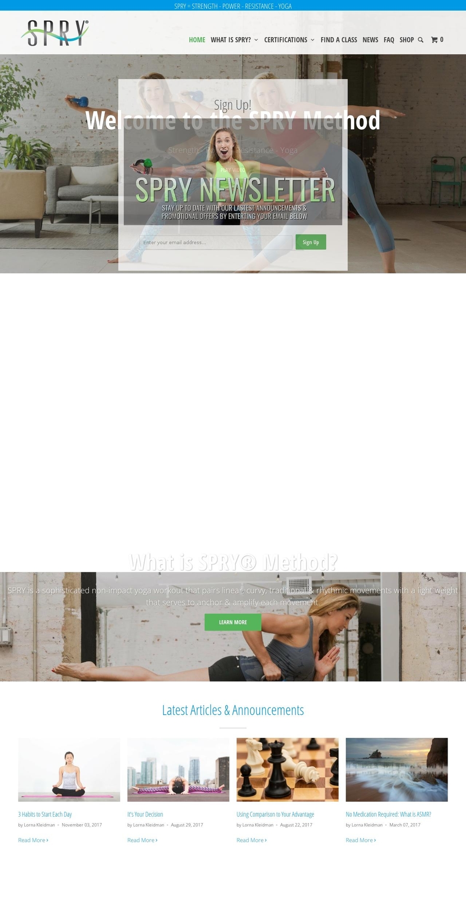 sprymethod.com — Shopify storefront screenshot