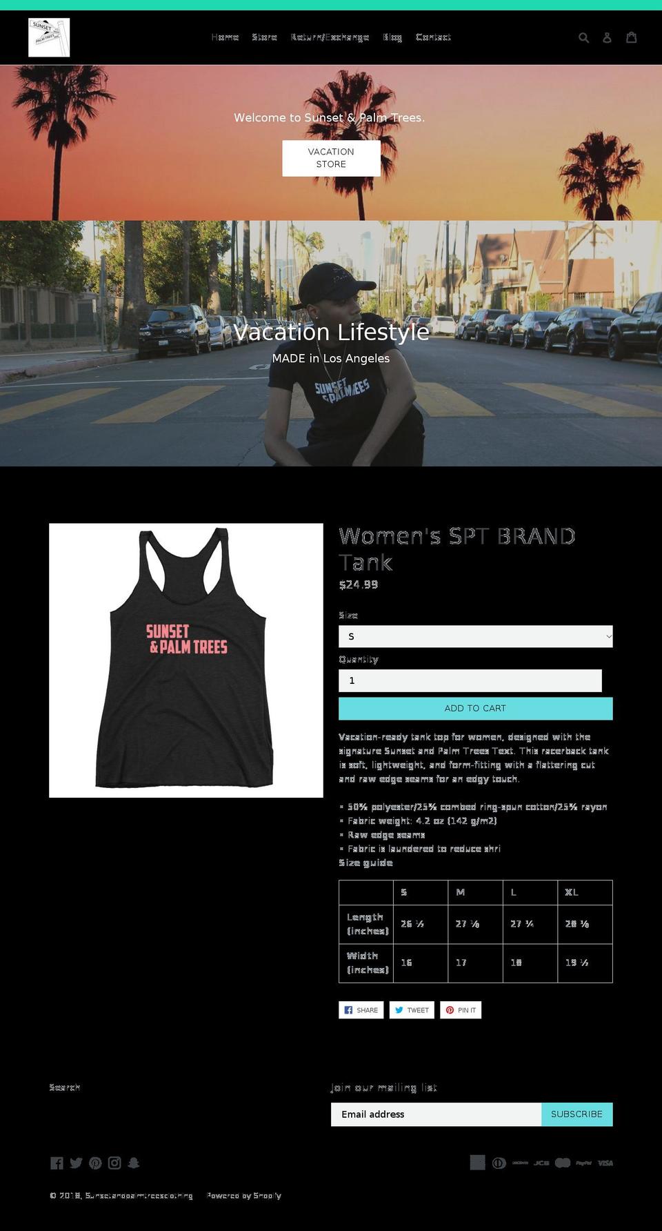 Saffron Shopify theme site example sptclothing.com