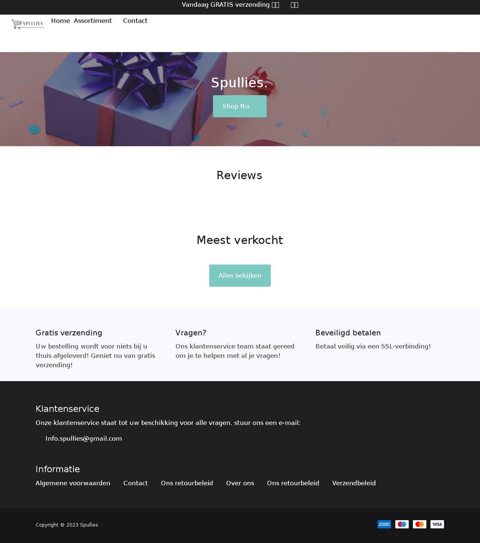 -thema-bestand- Shopify theme site example spullies.com