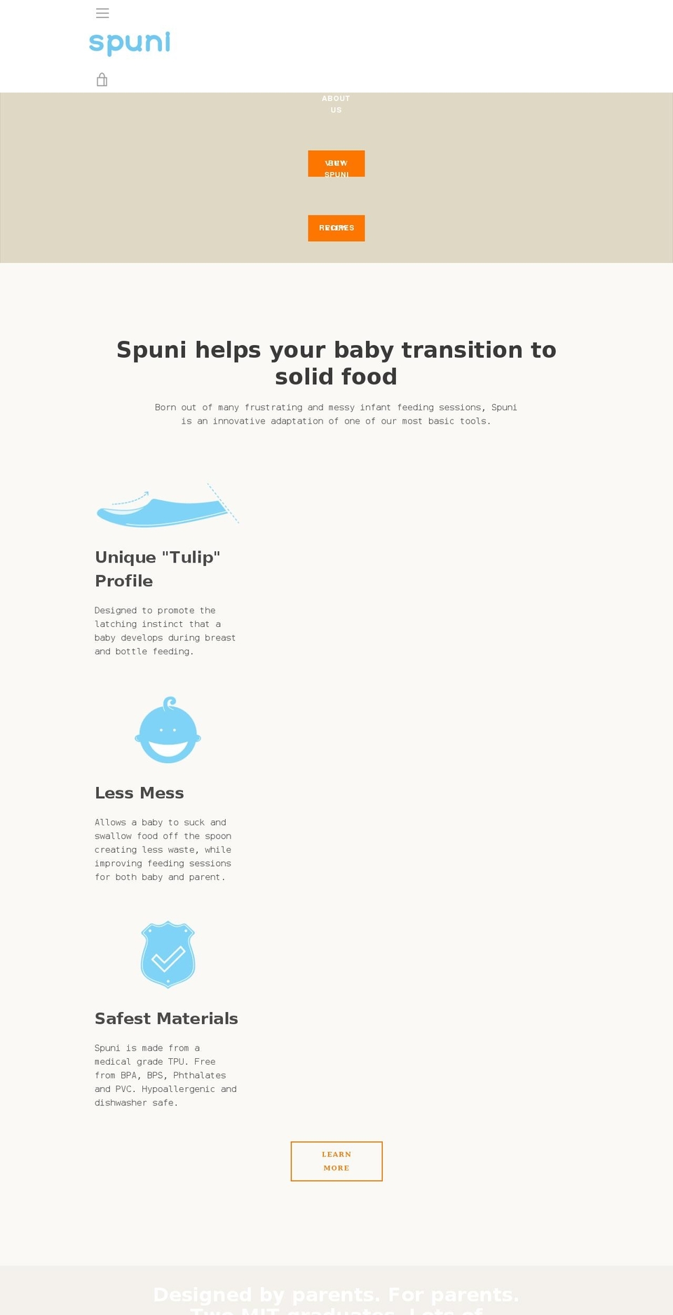 spuni.co.uk shopify website screenshot