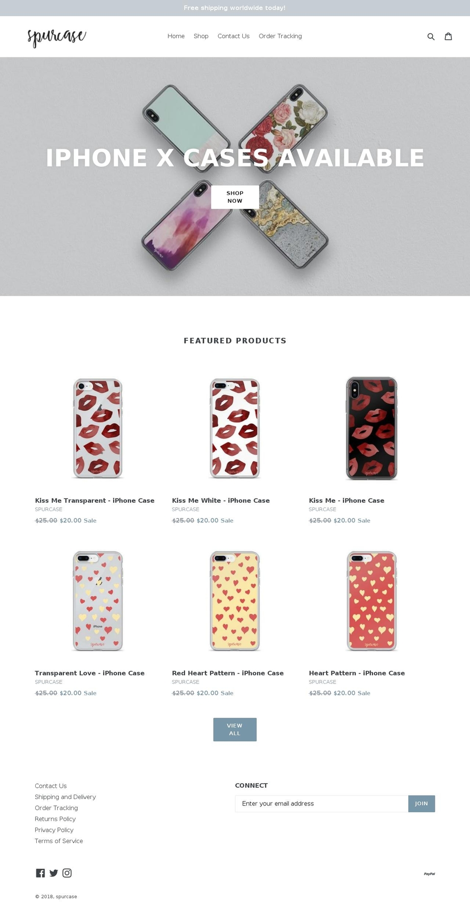 spurcase.com shopify website screenshot