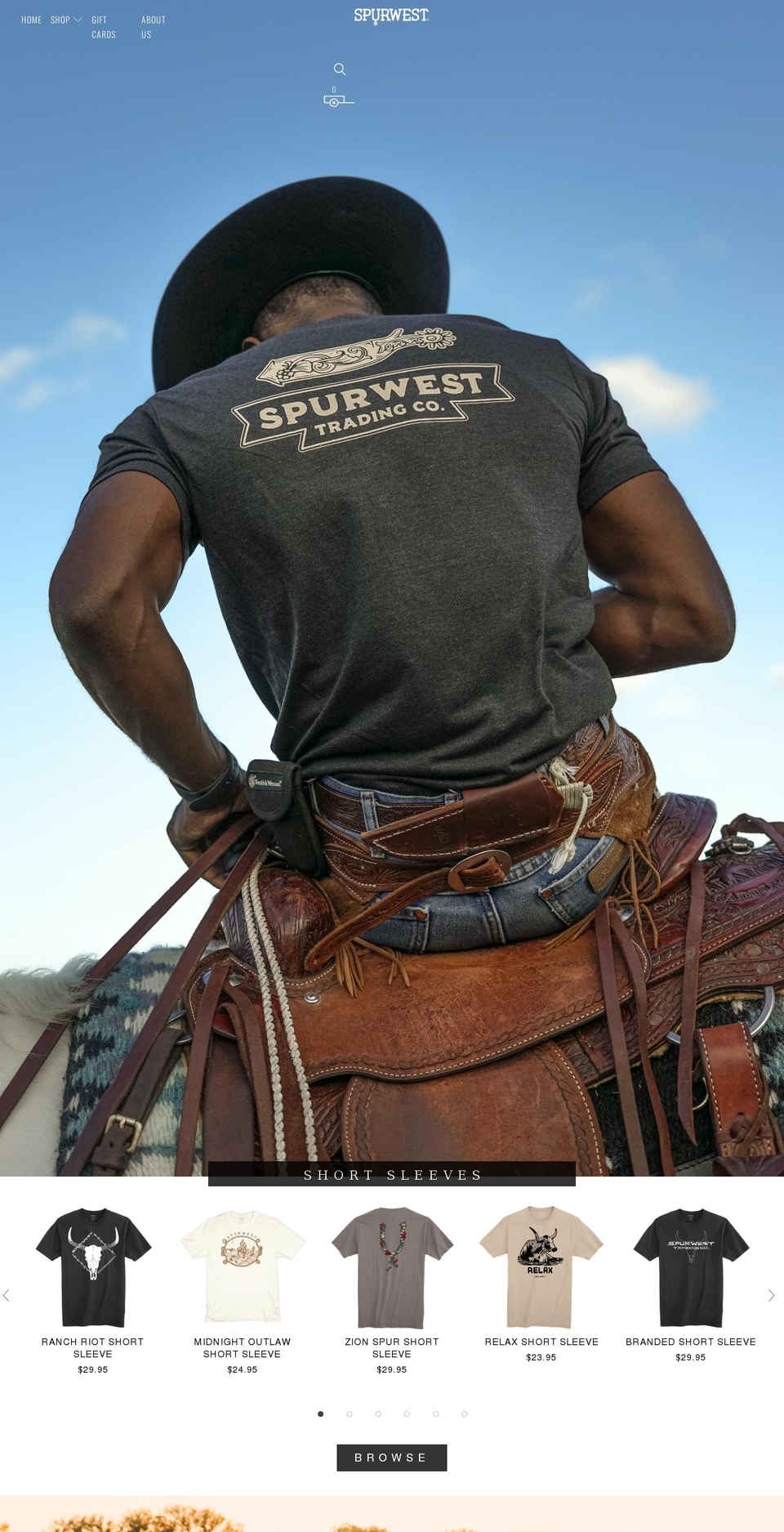 Working-Theme-- Shopify theme site example spurwesttradingco.com