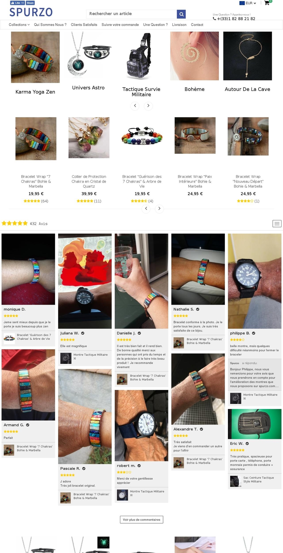 spurzo.com shopify website screenshot