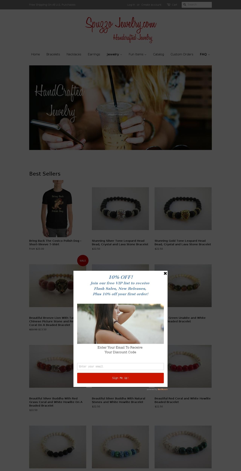 spuzzosdeals.com — Shopify storefront screenshot