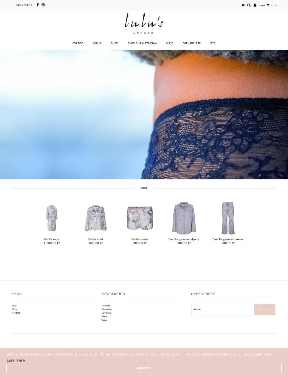 Lulu's Drawer Brand SIte Shopify theme site example spy-lulu-s-drawer.myshopify.com