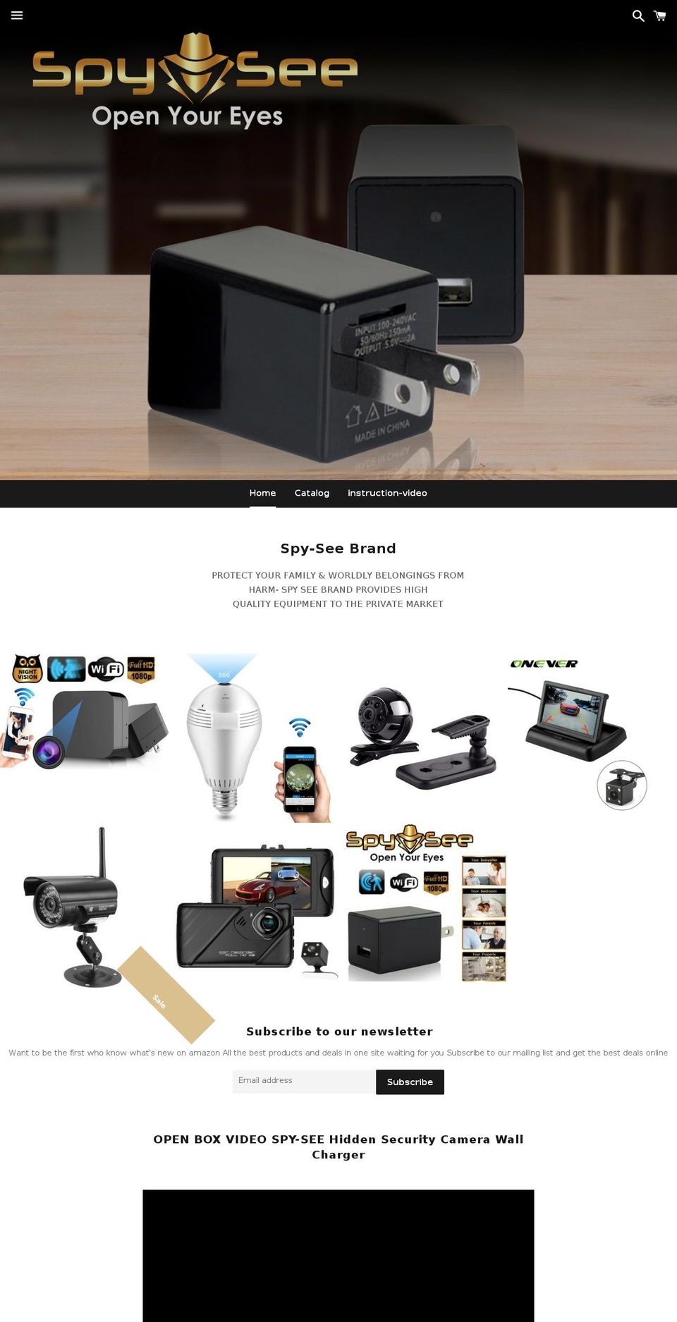 spy-see.com — Shopify storefront screenshot