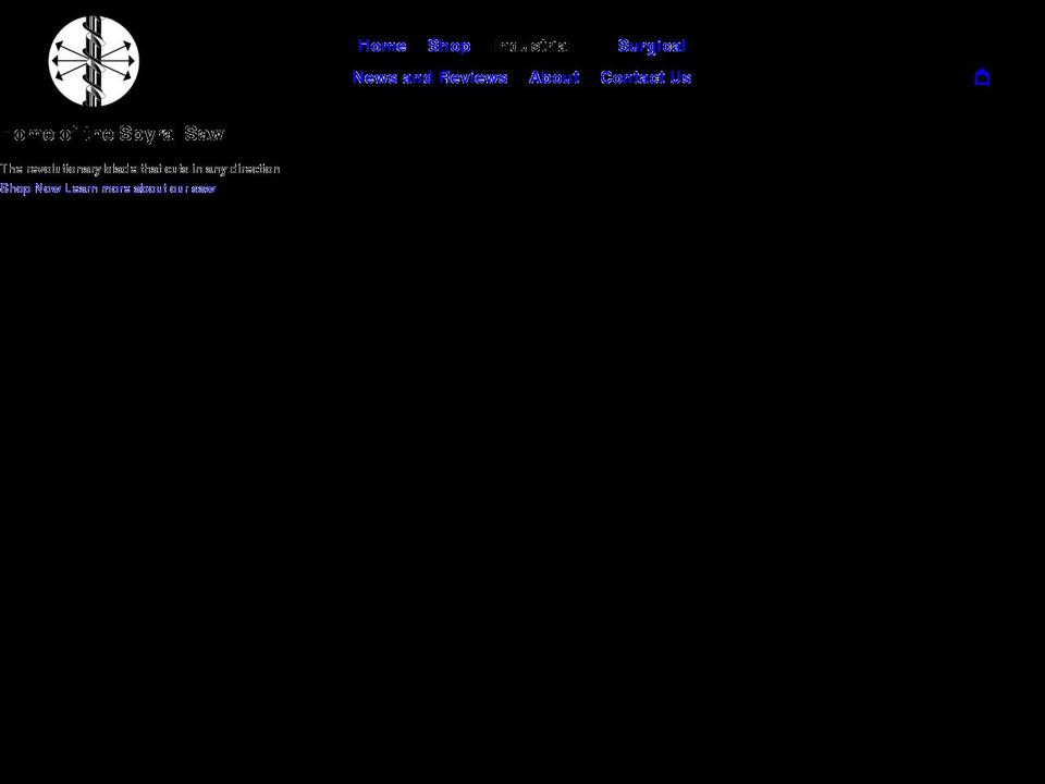 spyralsaw.com shopify website screenshot