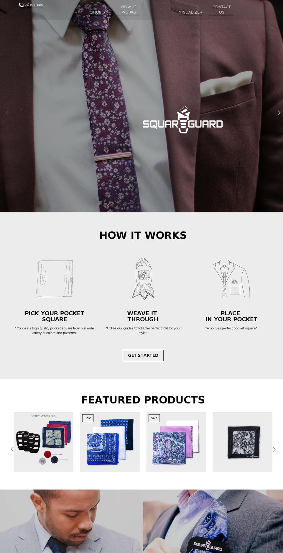 squareguard.com shopify website screenshot