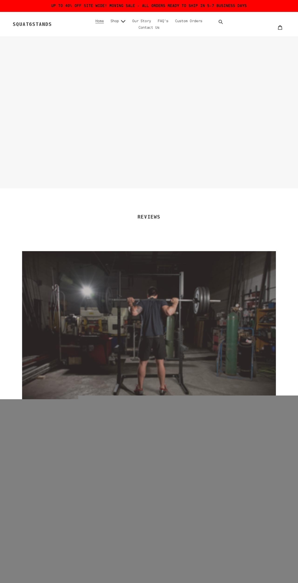 squat6standstoronto.ca shopify website screenshot