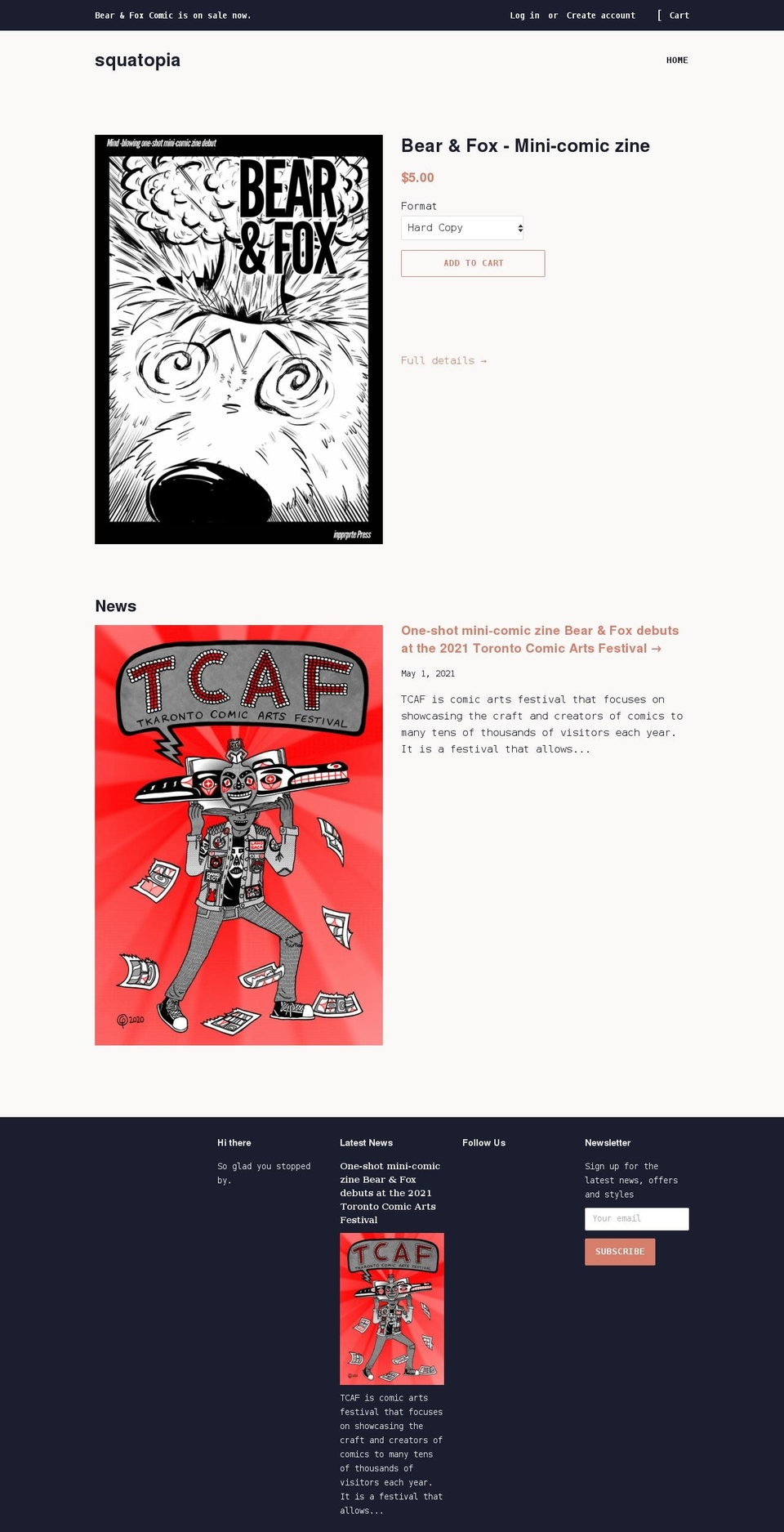 squatopia.com shopify website screenshot