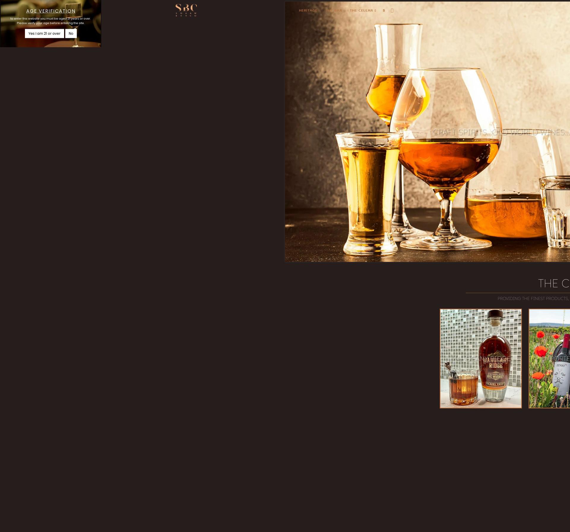 squawbevco.com shopify website screenshot