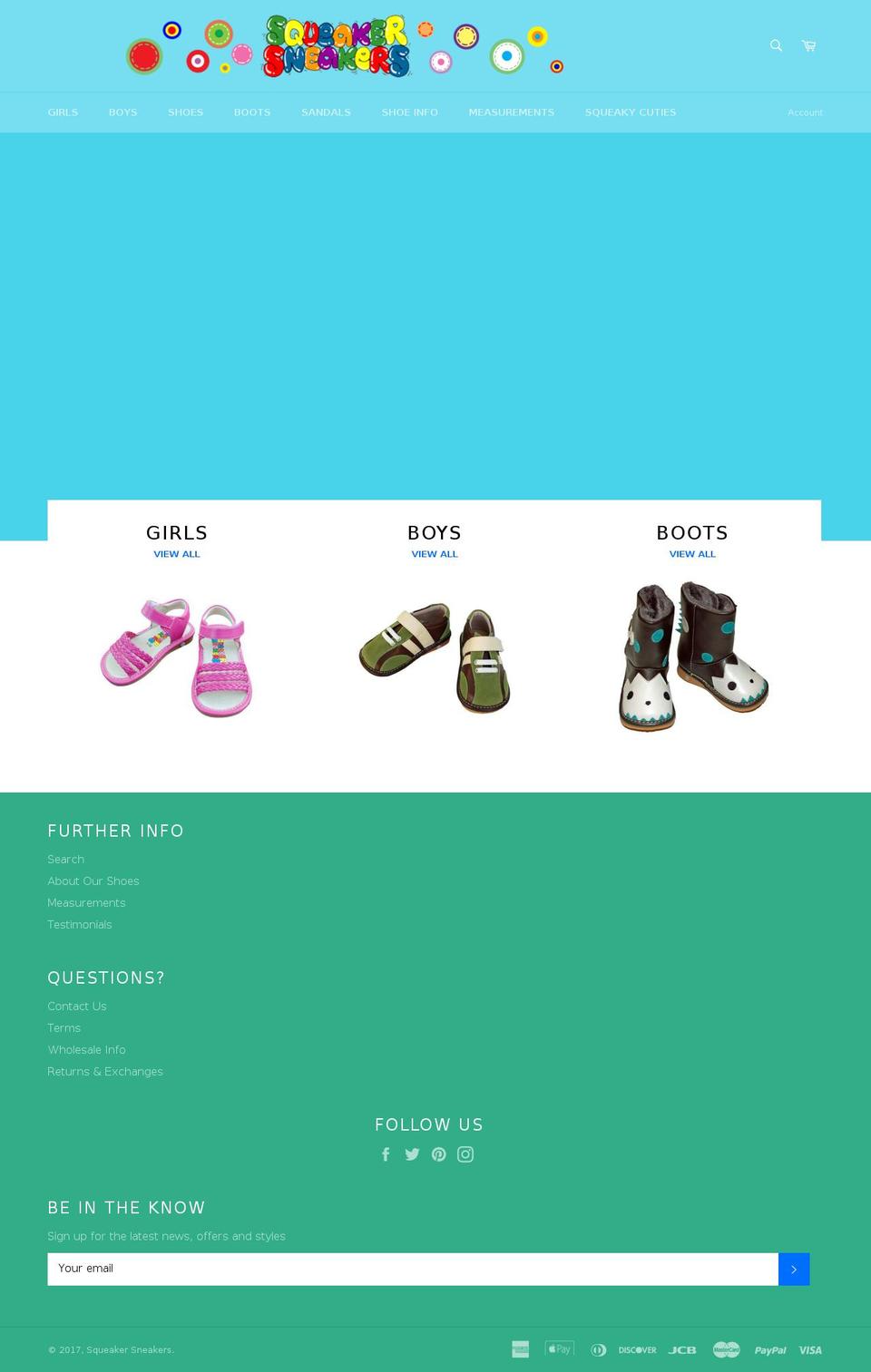 squeakersneakers.net shopify website screenshot