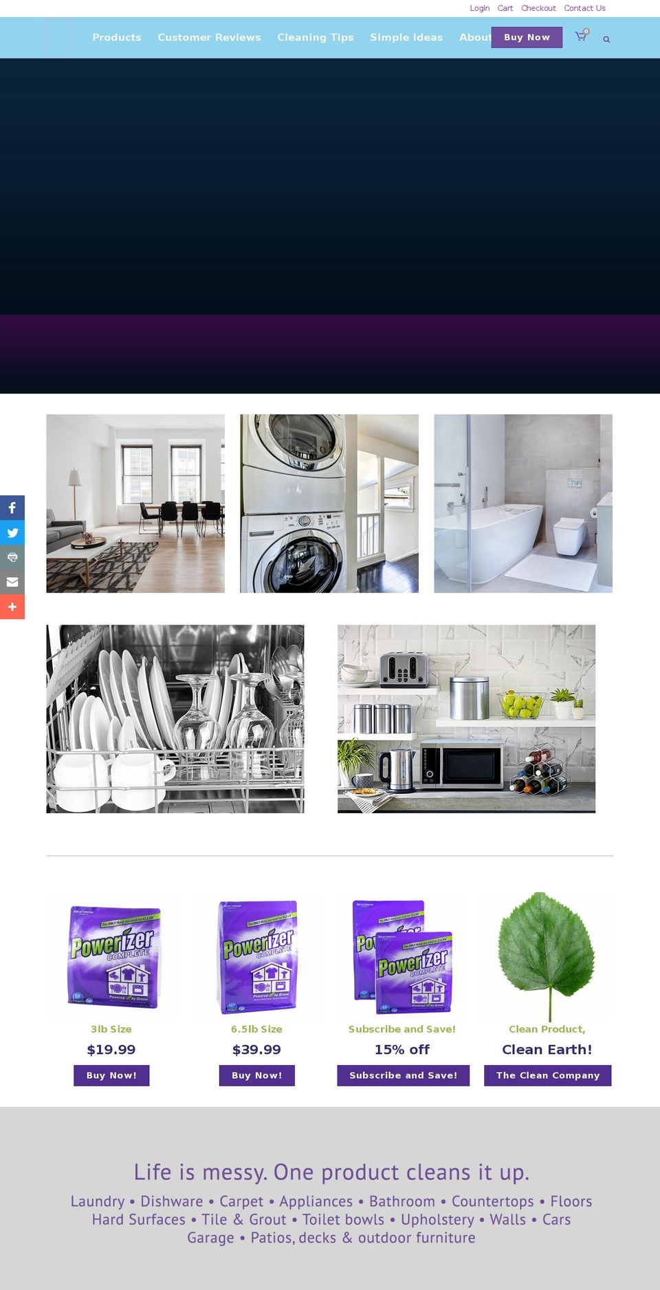 squeekyclean.com — Shopify storefront screenshot