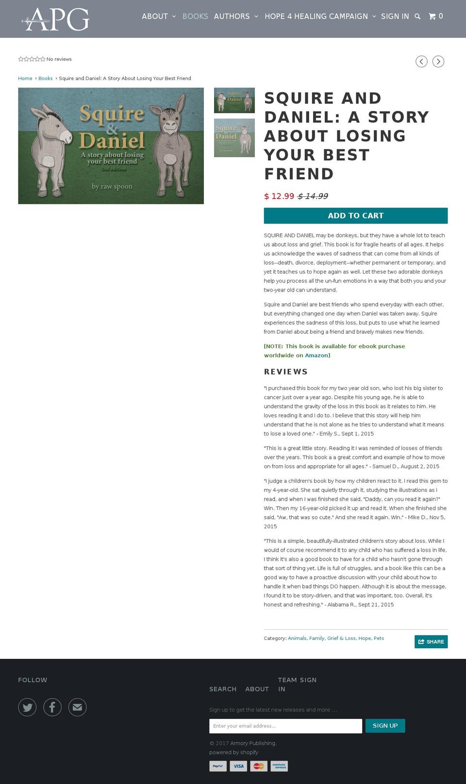 squireanddaniel.com shopify website screenshot