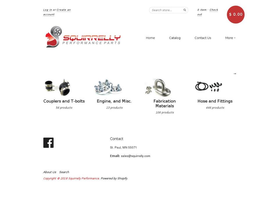 squirrelly.com shopify website screenshot