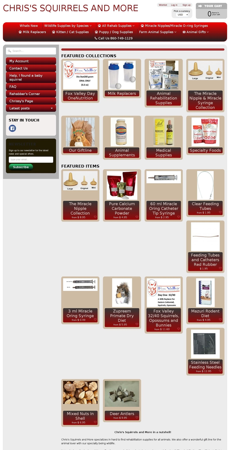 squirrelsandmore.net shopify website screenshot