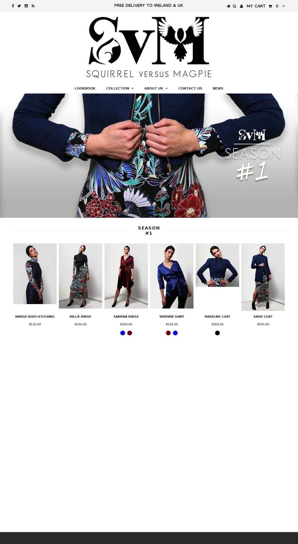 squirrelversusmagpie.com shopify website screenshot