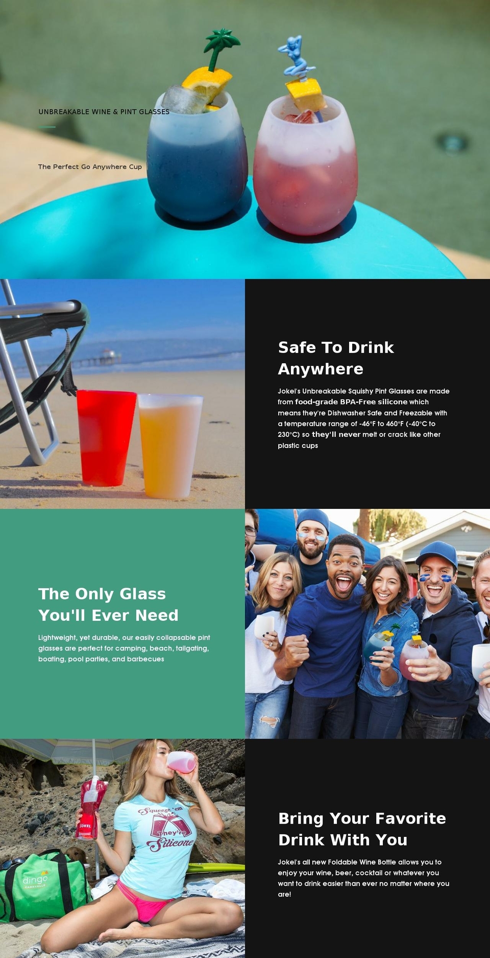 squishypintglasses.com shopify website screenshot