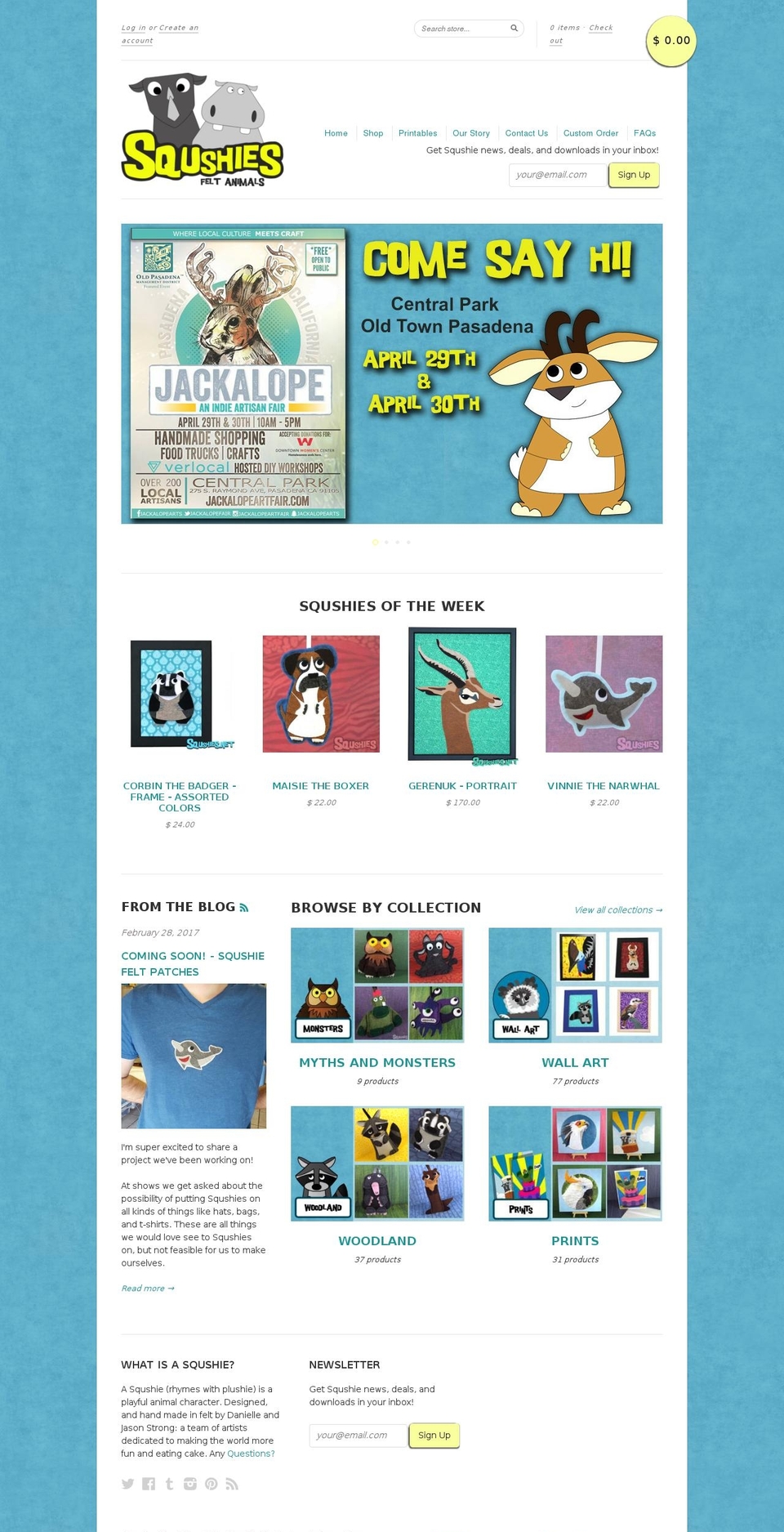 squshies.net shopify website screenshot