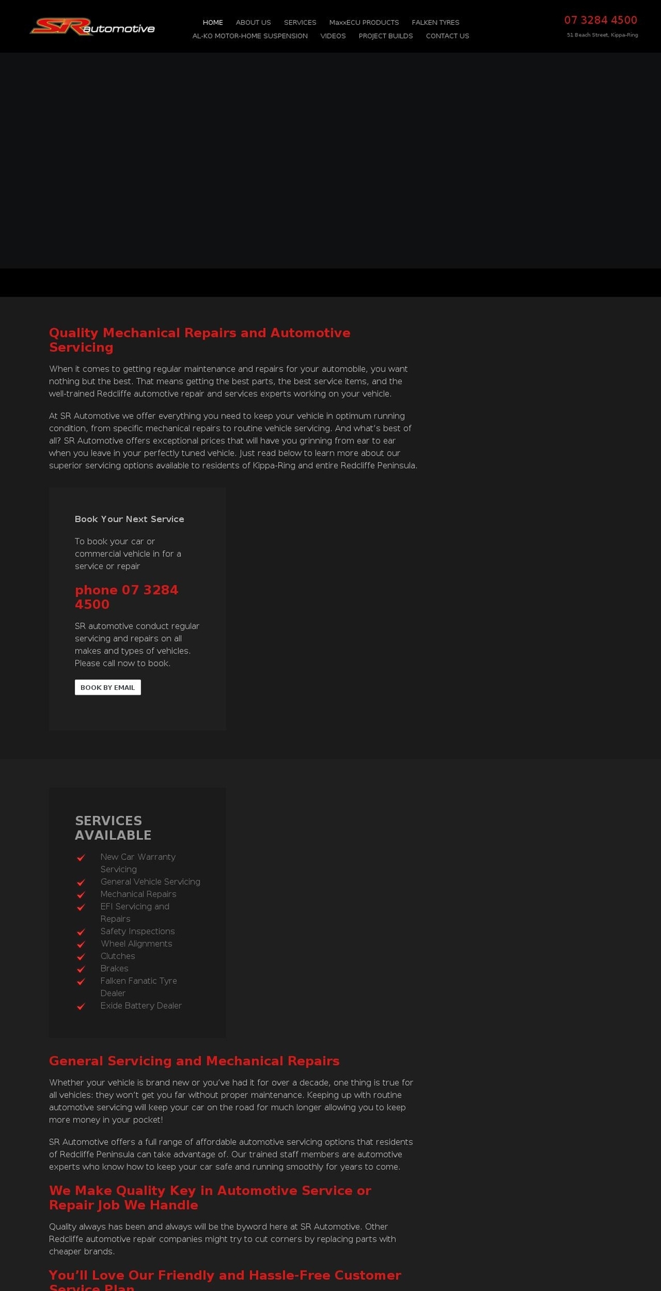srautomotive.com.au shopify website screenshot