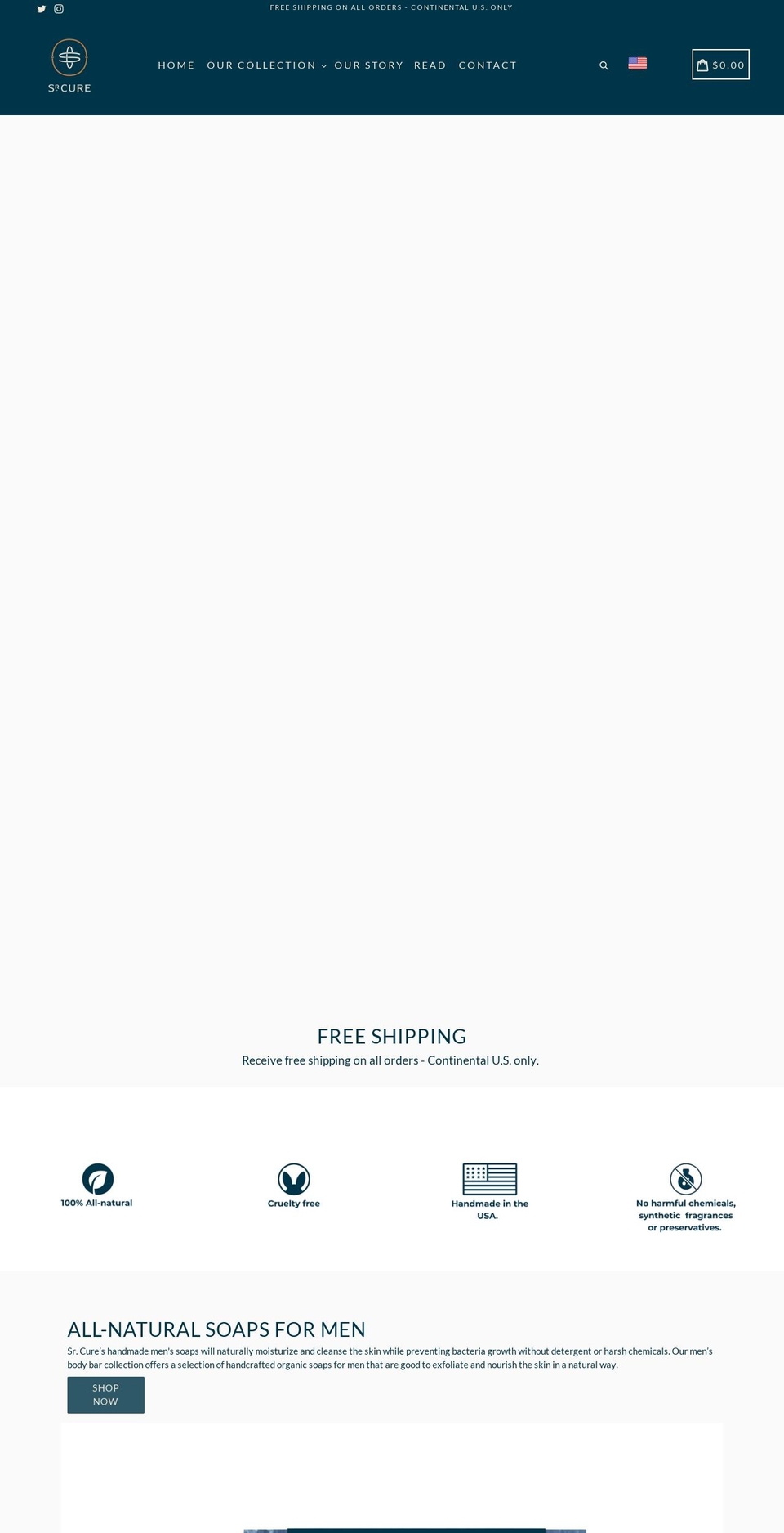 srcure.com shopify website screenshot