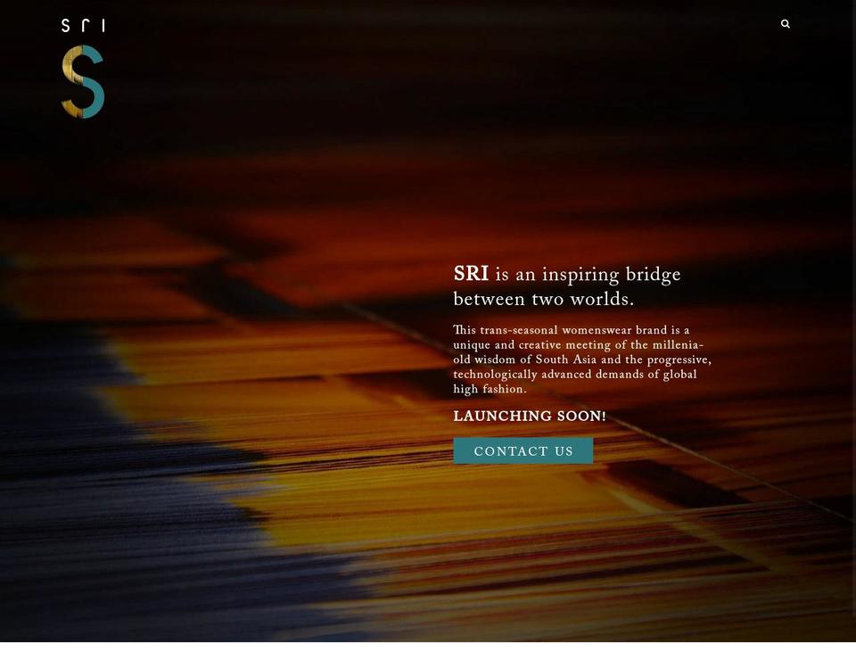 sri.fashion shopify website screenshot