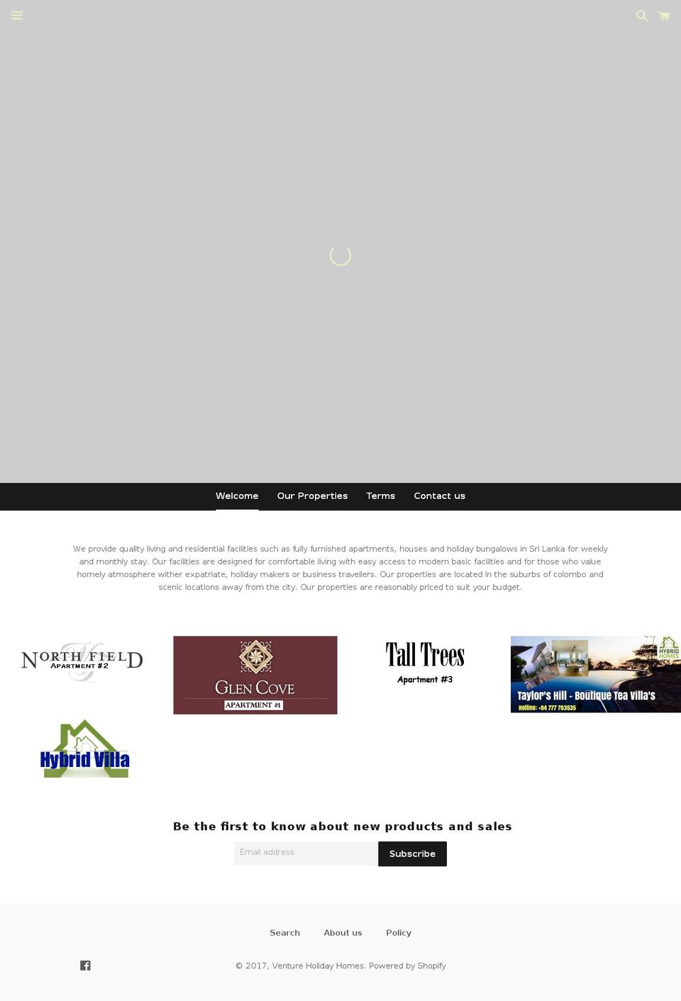 srilankastay.com shopify website screenshot