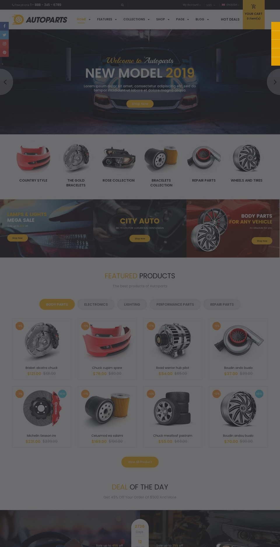 Ss-autoparts-home Shopify theme site example ss-autoparts-demo.myshopify.com