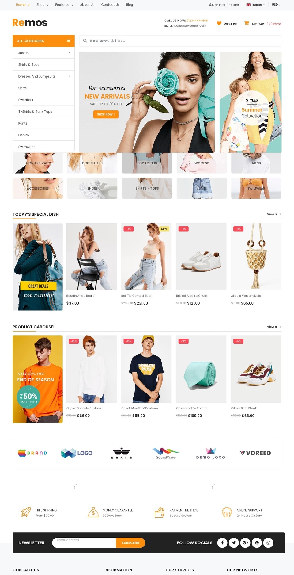 ss-remos.myshopify.com shopify website screenshot