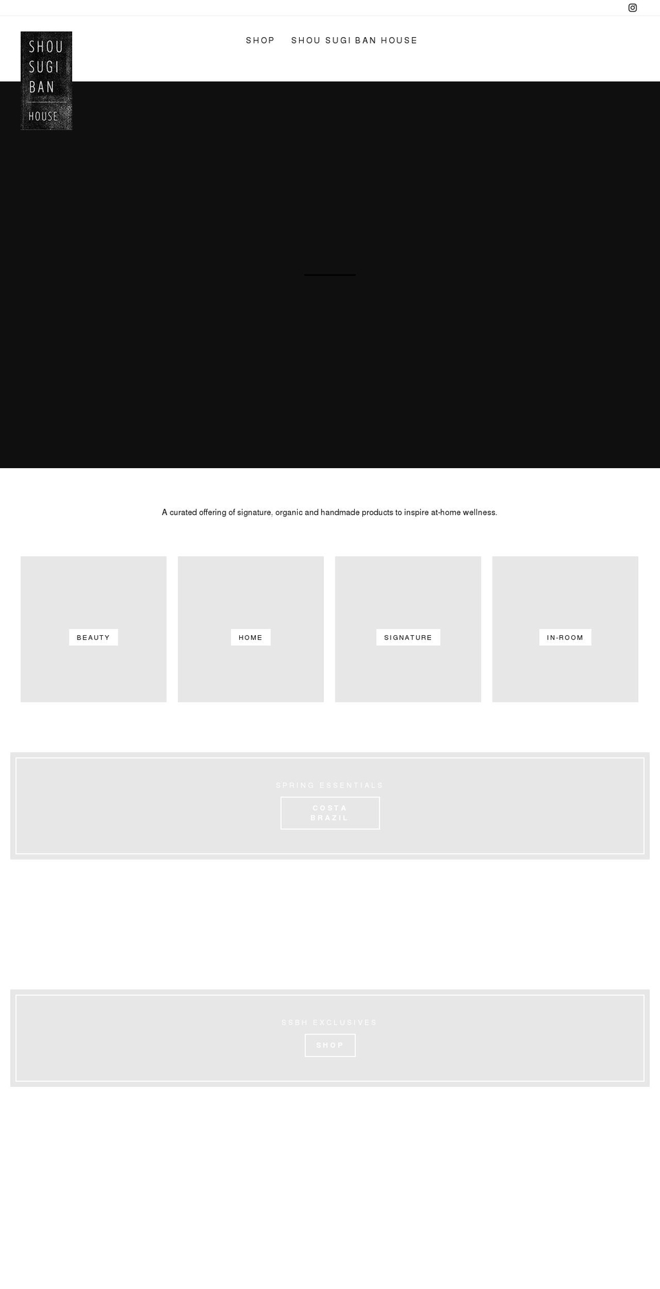 ssbhouse.myshopify.com shopify website screenshot
