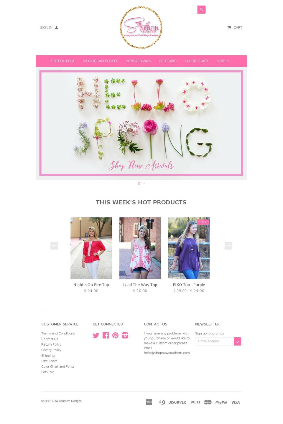 ssdesignsnc.com shopify website screenshot