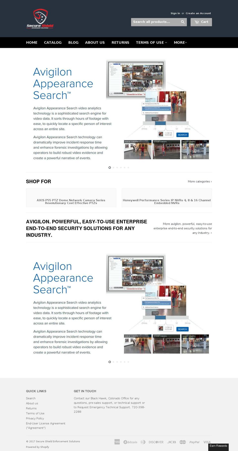 ssenforcementsolutions.com shopify website screenshot