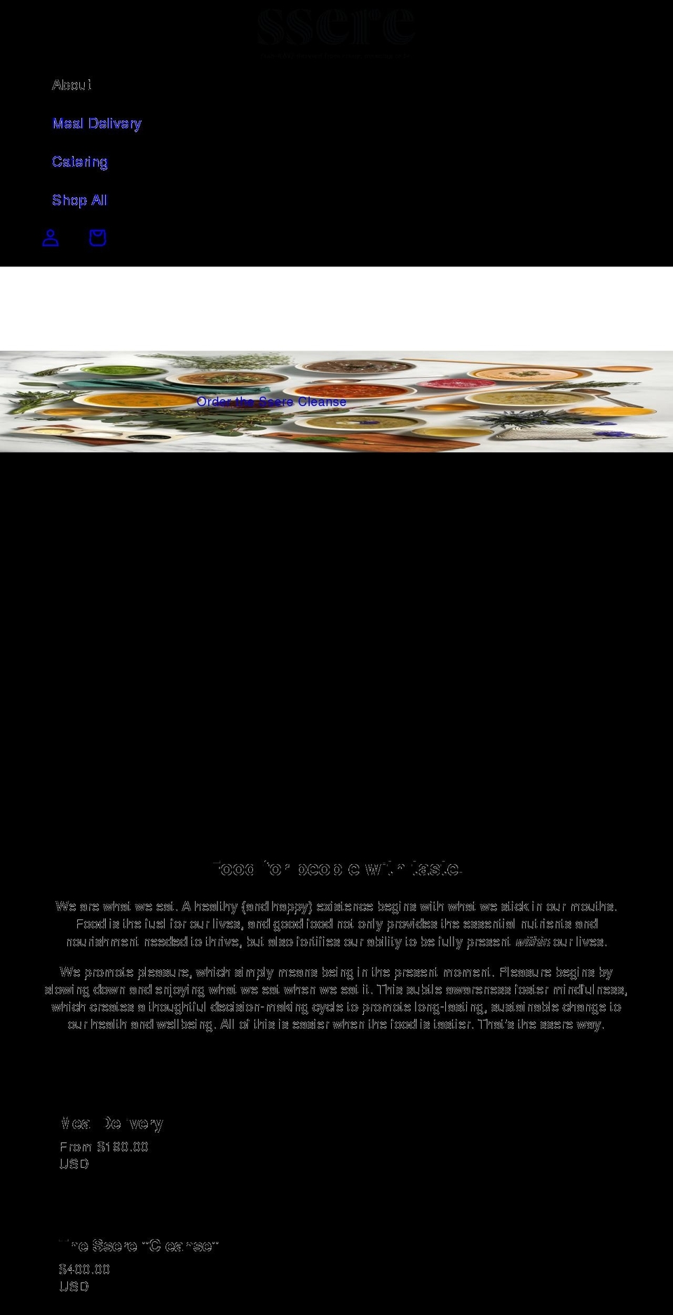 ssere.com shopify website screenshot